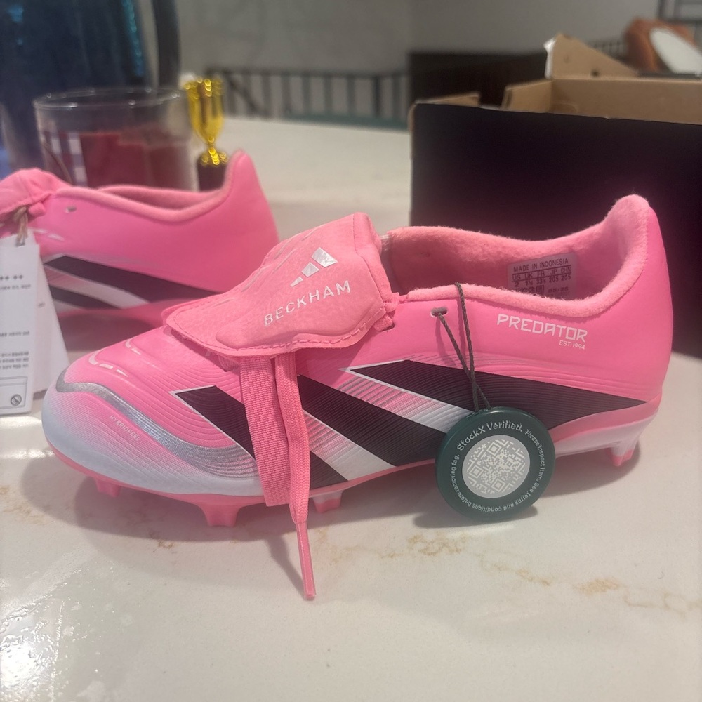 Adidas Predator pink soccer cleats